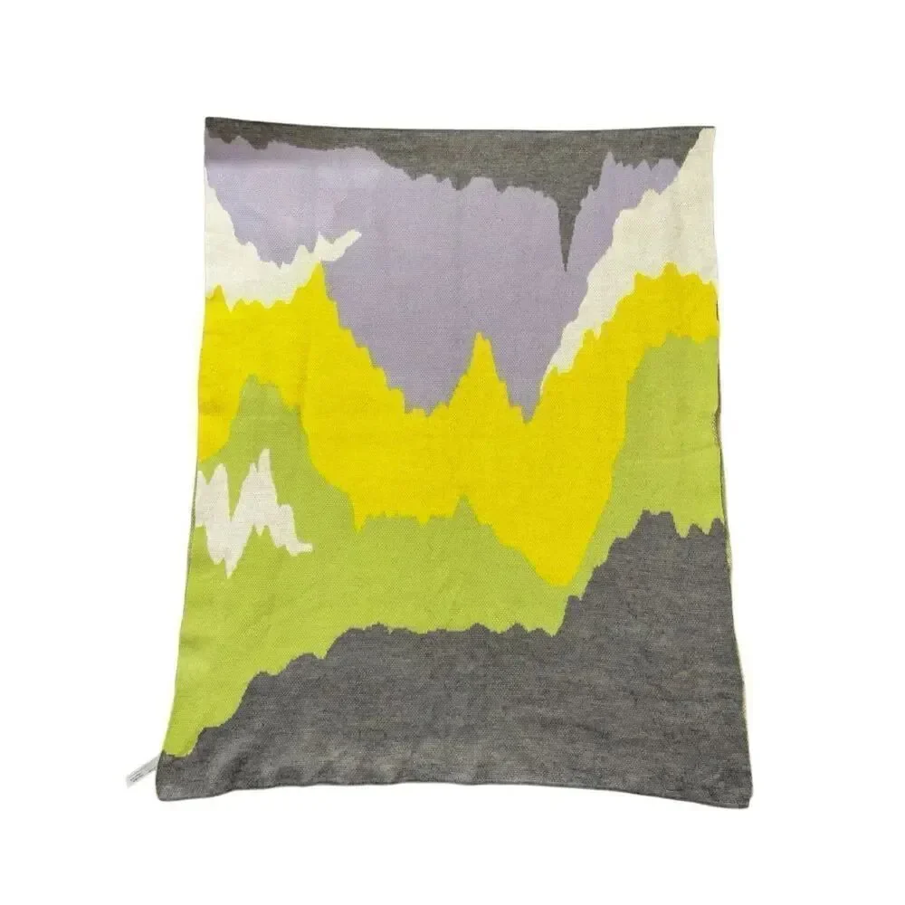 Urban Outfitters Large Soft Blanket Scarf abstract mountain